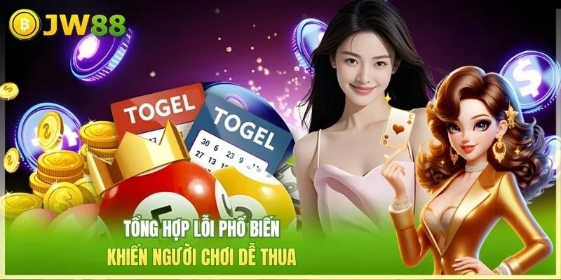 JW88 Cách Đánh Lô Xiên Tổng hợp lỗi phổ biến khiến người chơi dễ thua
