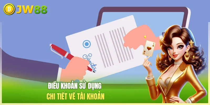 Điều khoản sử dụng chi tiết về tài khoản